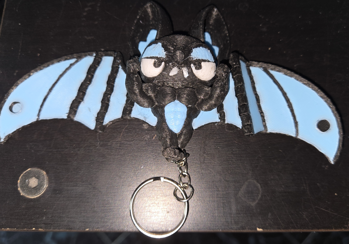 Buff Bat 3D keychain