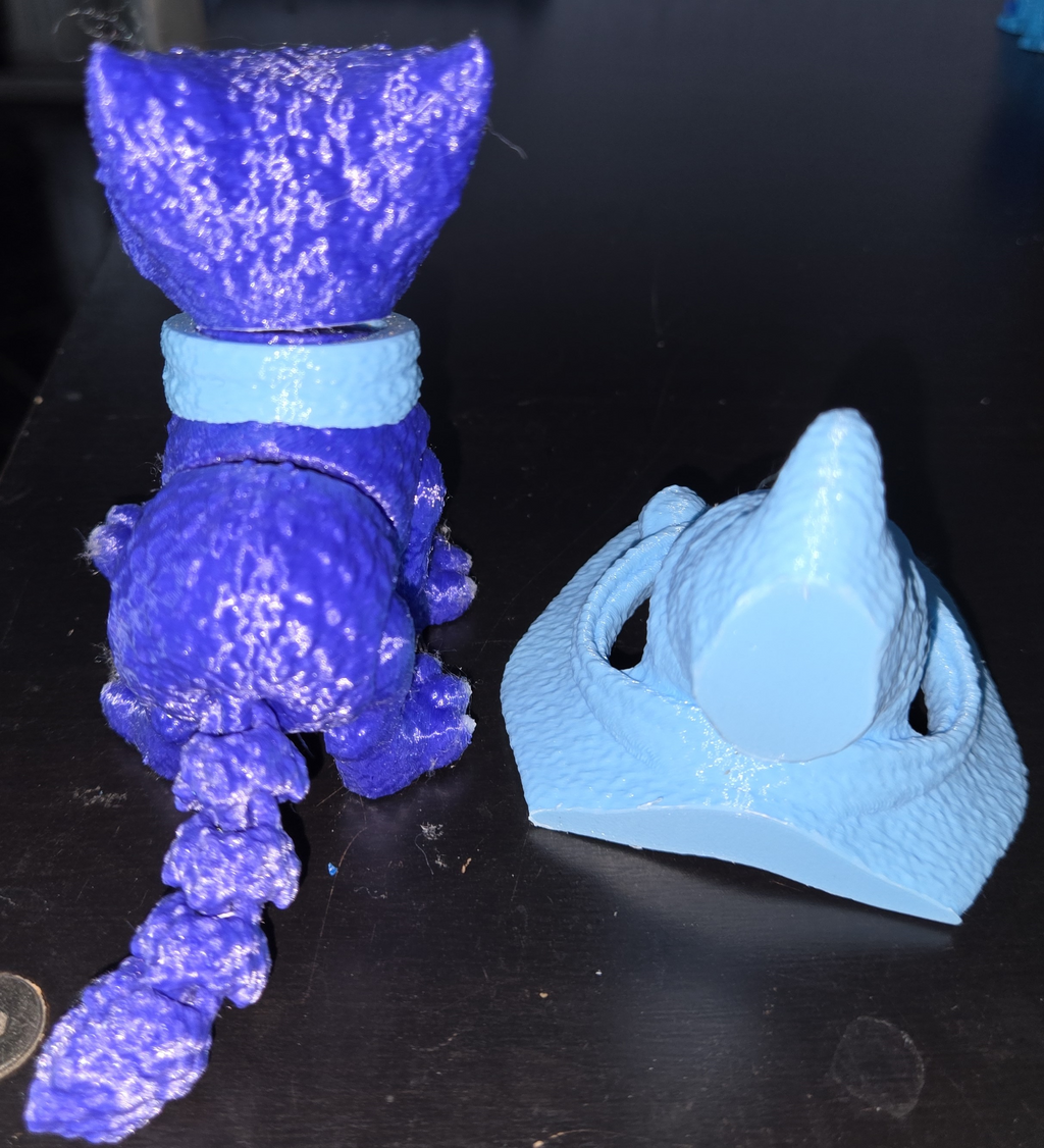 articulated-cat-figurine-witch-hat-scarf-halloween-decor-fidget-toy