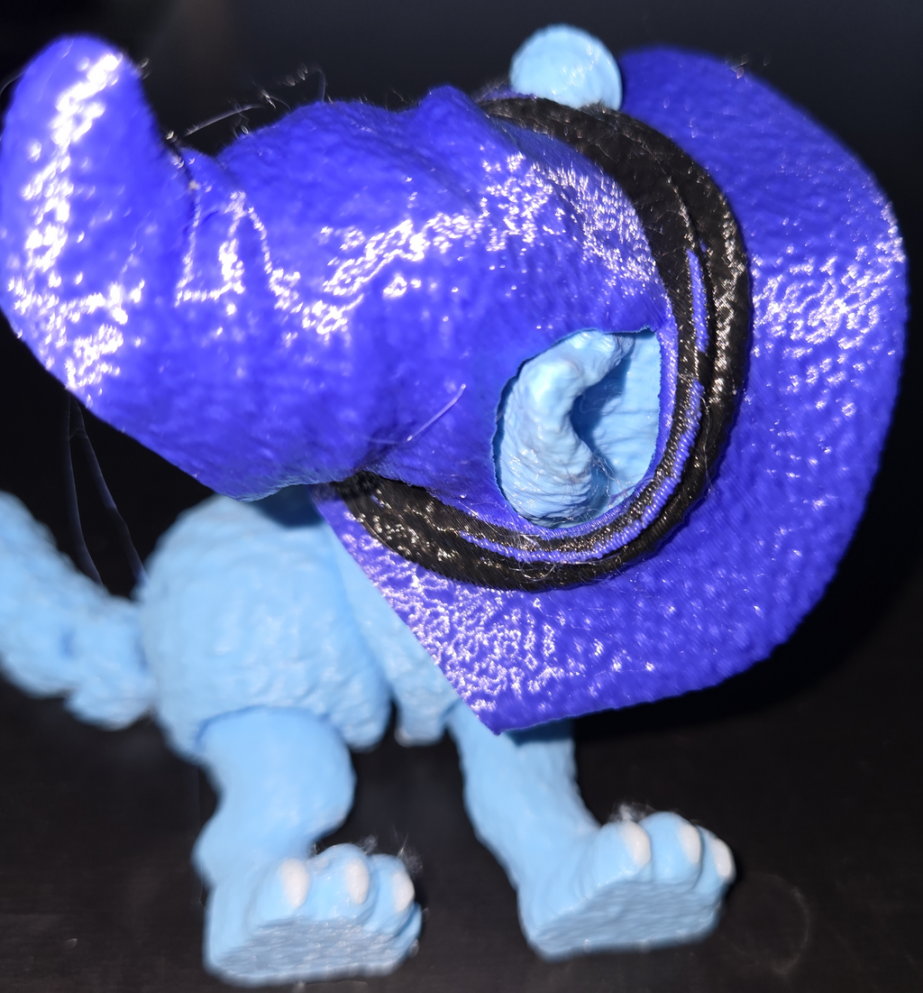 Articulated Cat Figurine | Witch Hat, Scarf, Halloween Decor, Fidget Toy