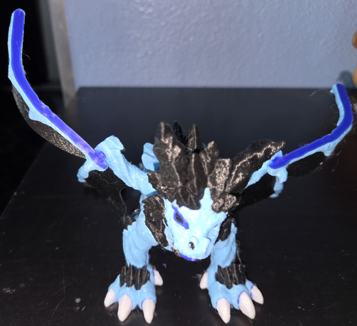 Frosty Dragon – Articulated 3D Printed Ice Dragon Figurine